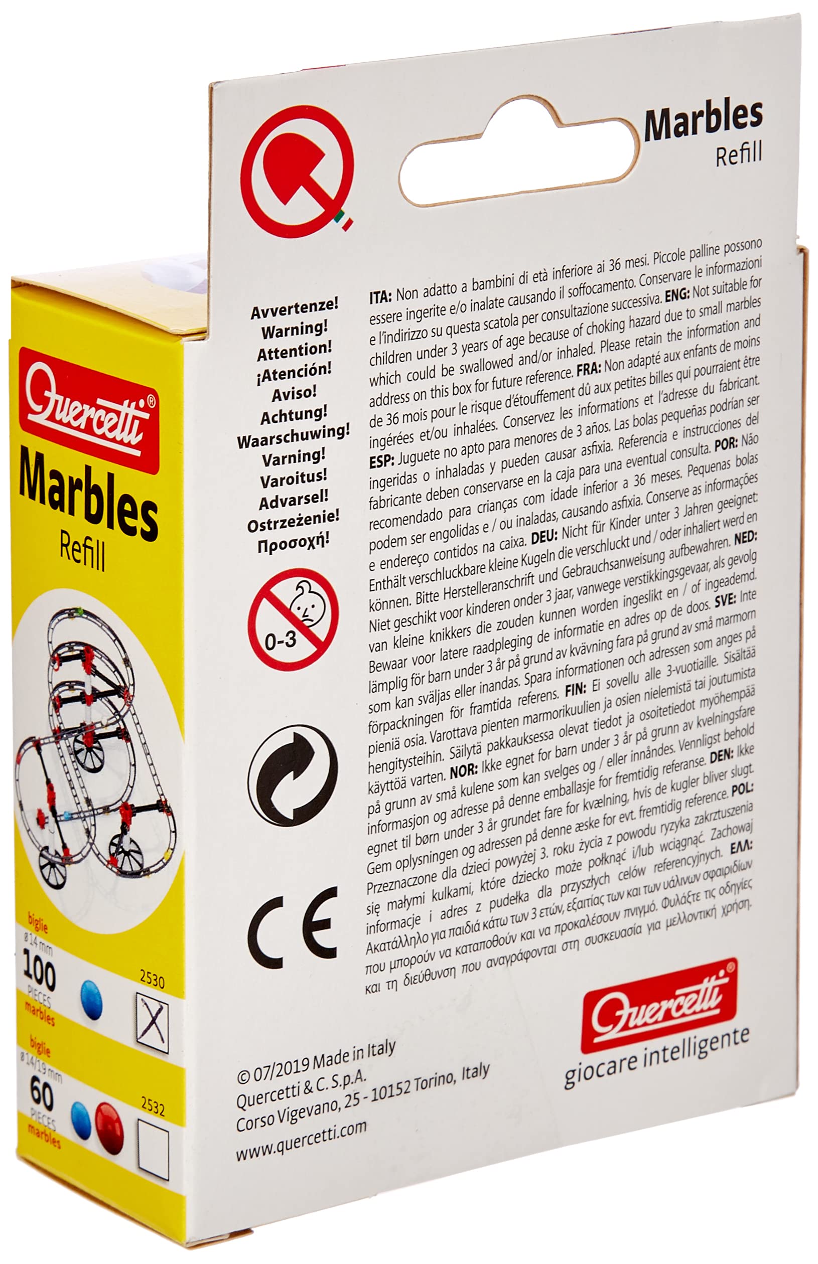 quercetti-100-billes-14mm-recharge-migoga-marble-run image 3