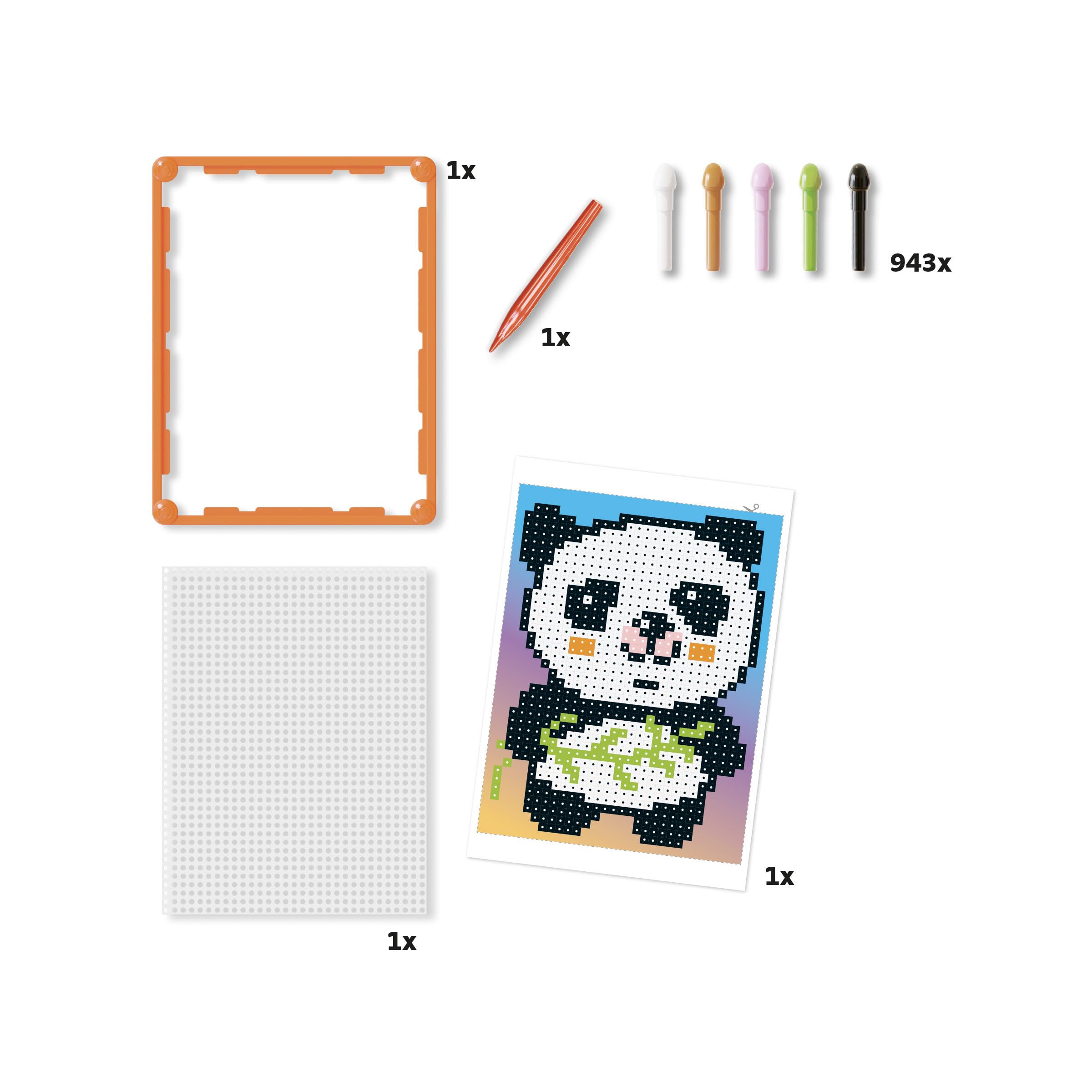 quercetti-0768-pixel-art-basic-panda-943-clous image 4