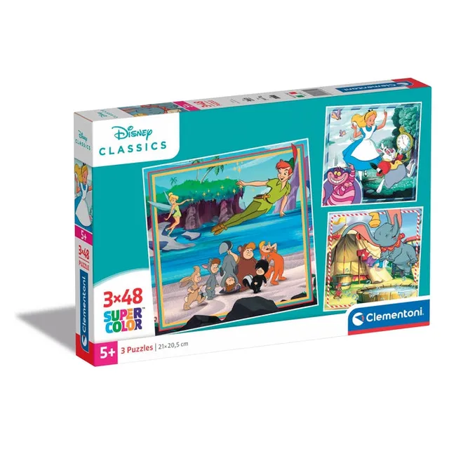 clementoni-puzzle-enfant-disney-classics-3x48-pi-ces image 1