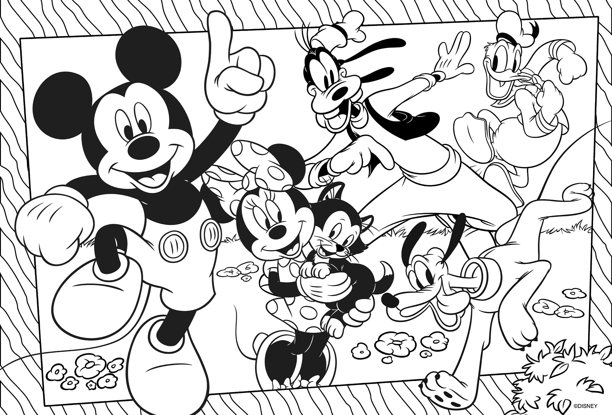 lisciani-disney-puzzle-double-face-maxifloor-4-x-48-mickey image 8