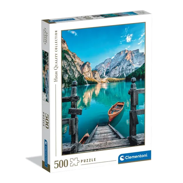 clementoni-collection-puzzle-lac-de-braies-500-pi-ces-49x36-cm image 1