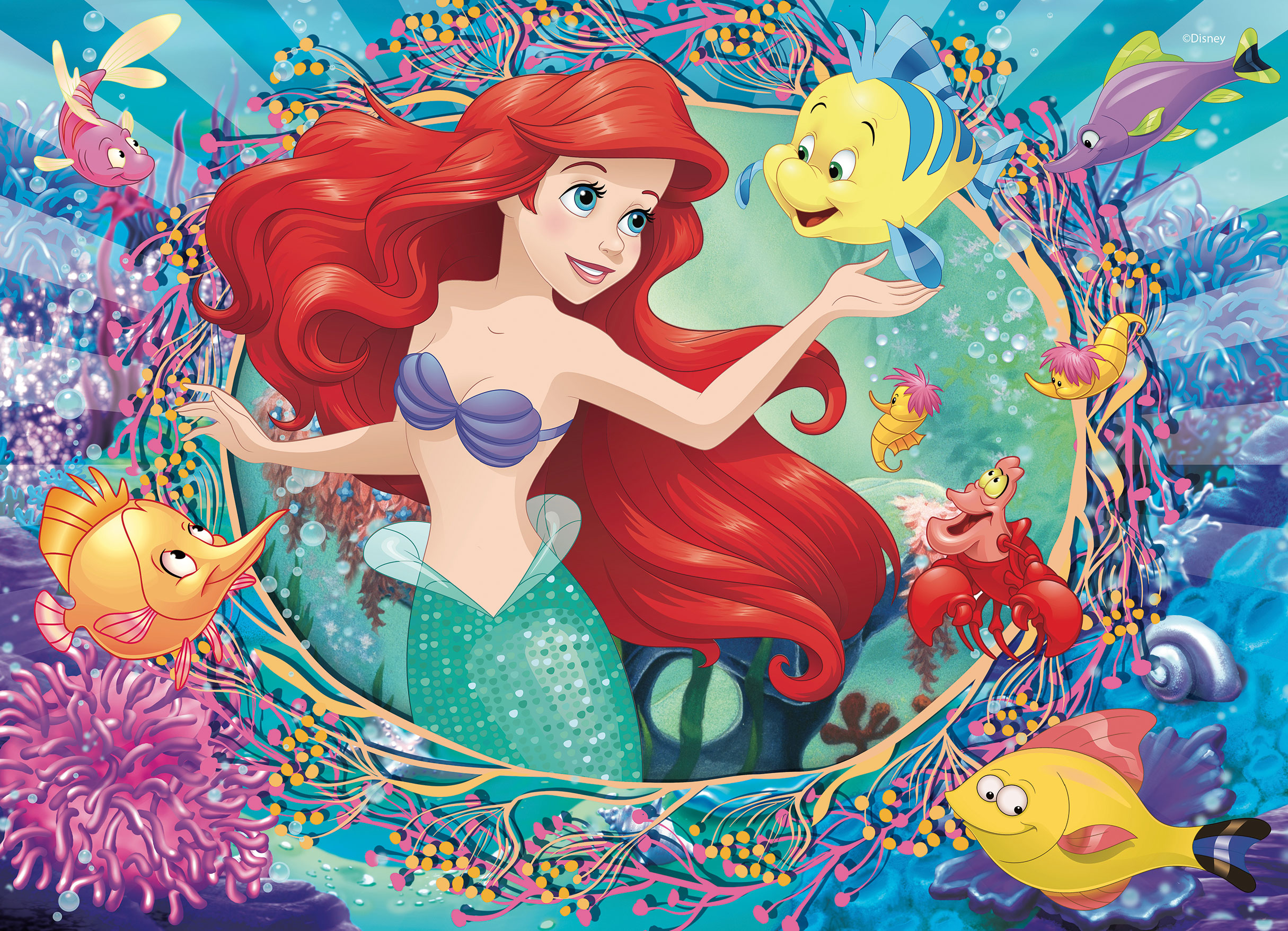 lisciani-disney-puzzle-df-m-plus-48-ariel-puzzle-48-pi-ces-la-petite-sir-ne image 2