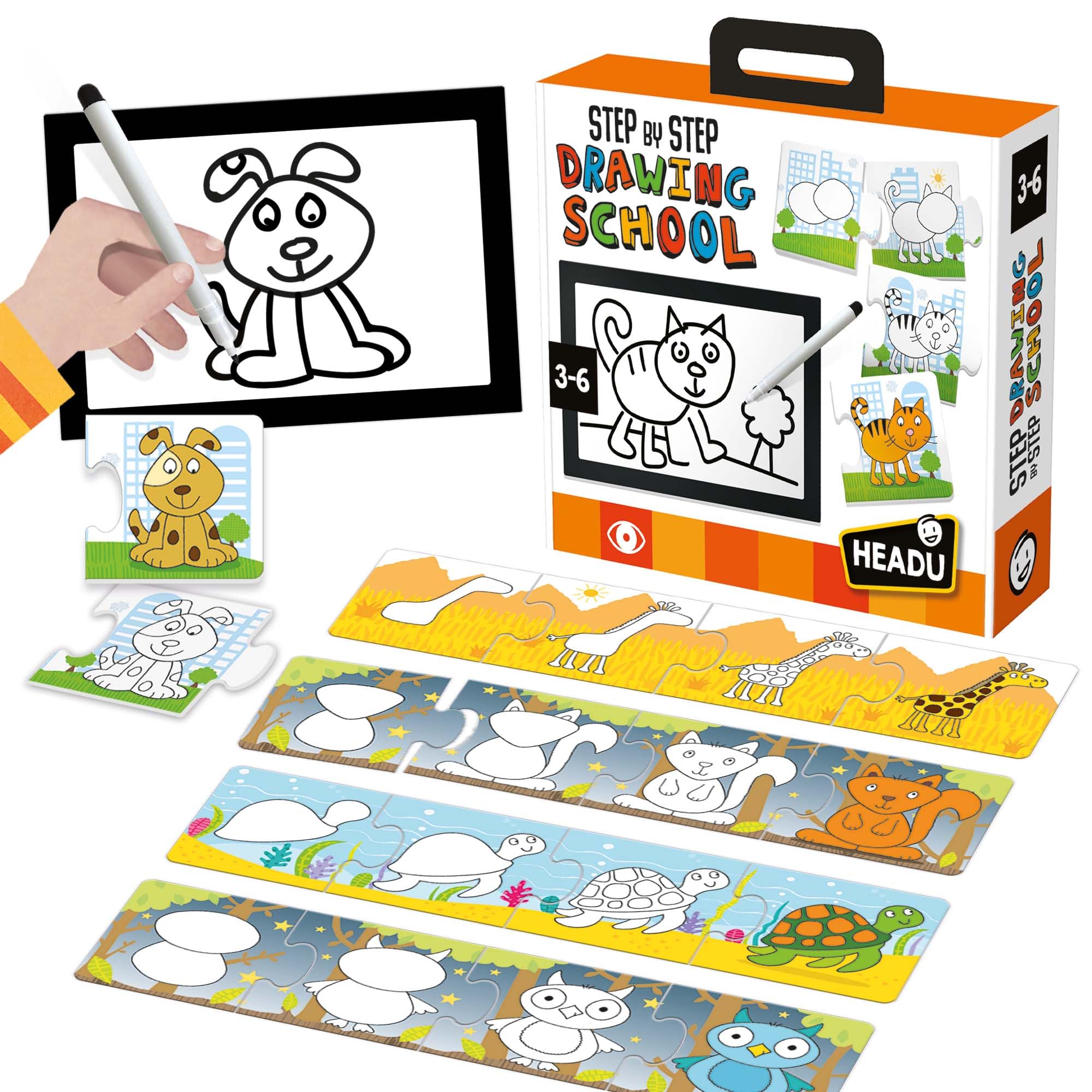 headu-step-by-step-drawing-school-jeu-ducatif-dessin-3-6-ans image 1