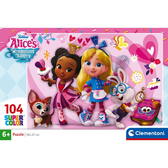 clementoni-puzzle-disney-alice-s-wonderland-bakery-104-pi-ces-enfants image 4