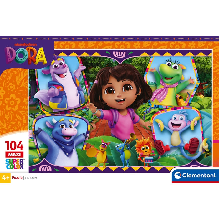 clementoni-puzzle-enfants-dora-the-explorer-104-maxi-pi-ces image 4