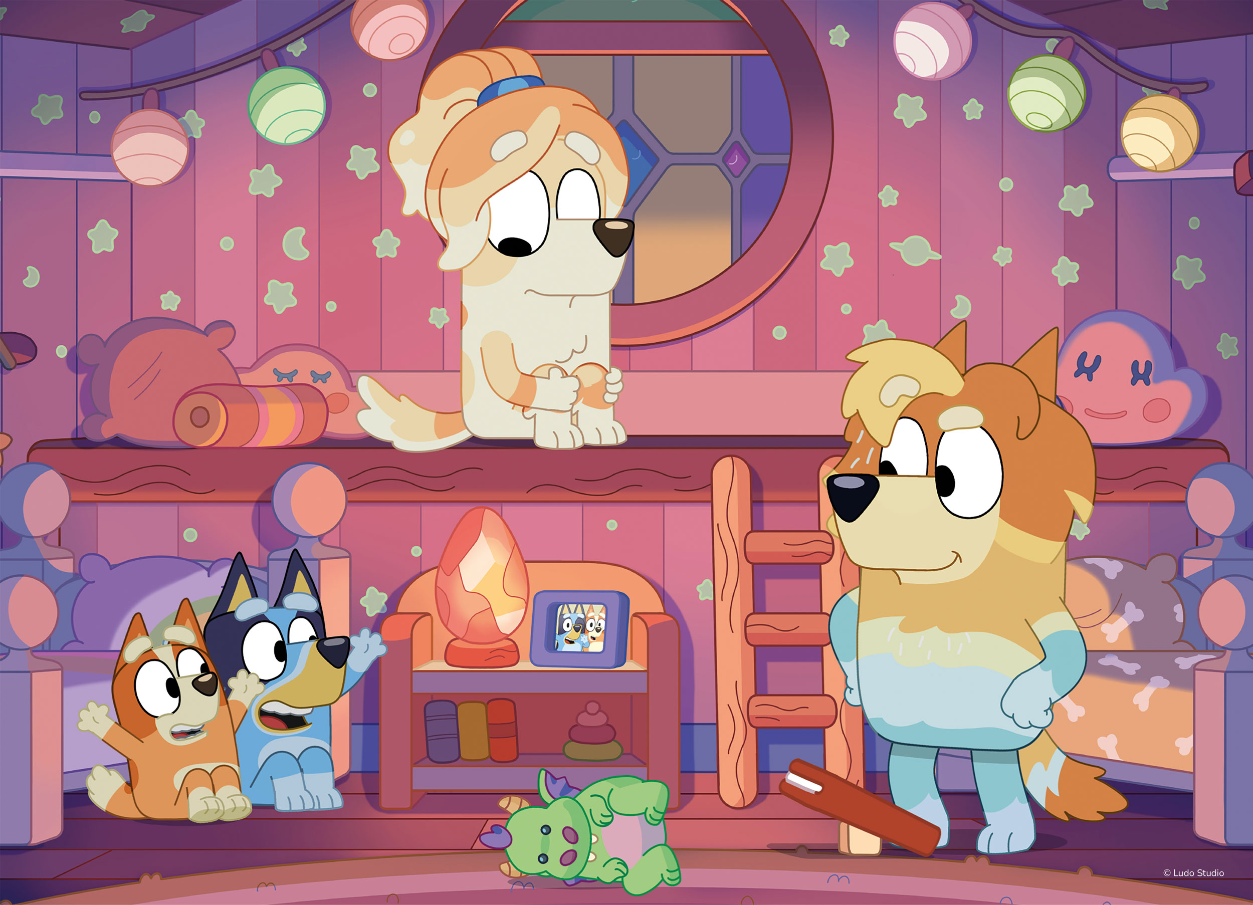 lisciani-bluey-puzzle-df-m-plus-24-story-time-puzzle-24-pi-ces-colorier image 2