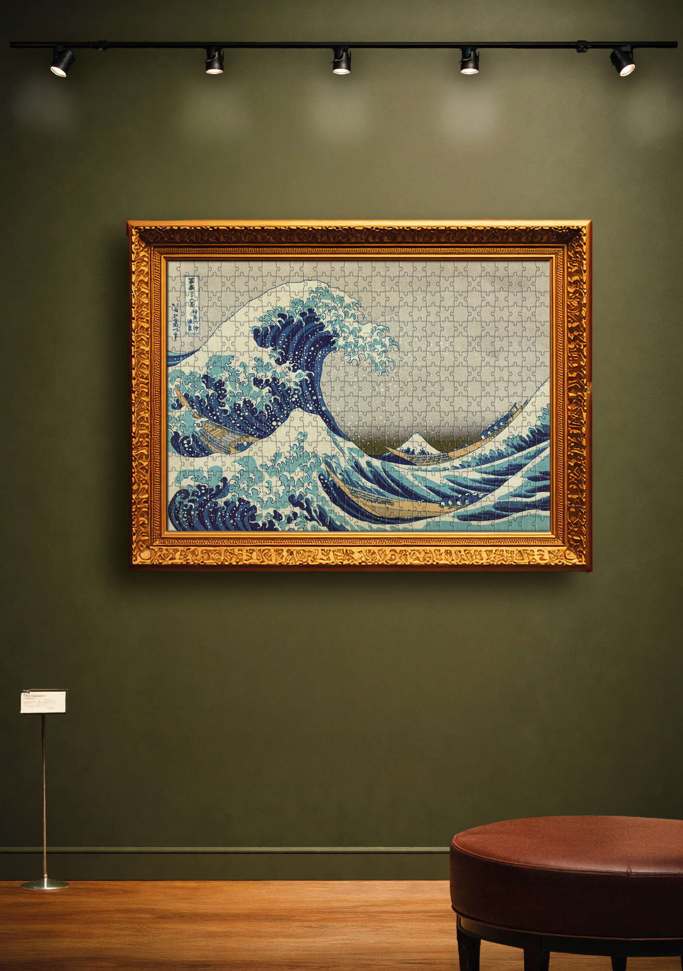 lisciani-hokusai-puzzle-gift-set-art-the-great-wave-puzzle-et-coffret-cadeau image 4
