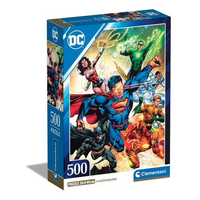 clementoni-dc-comics-justice-league-puzzle-500-pi-ces image 1