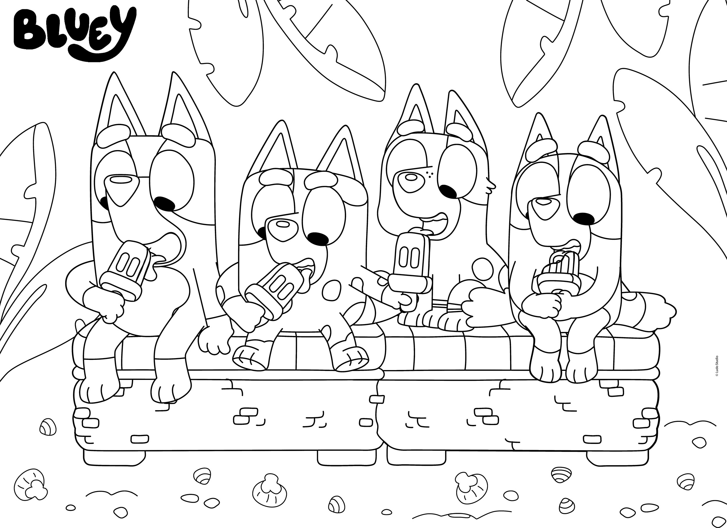 lisciani-bluey-eco-puzzle-df-24-pi-ces-colorier image 3