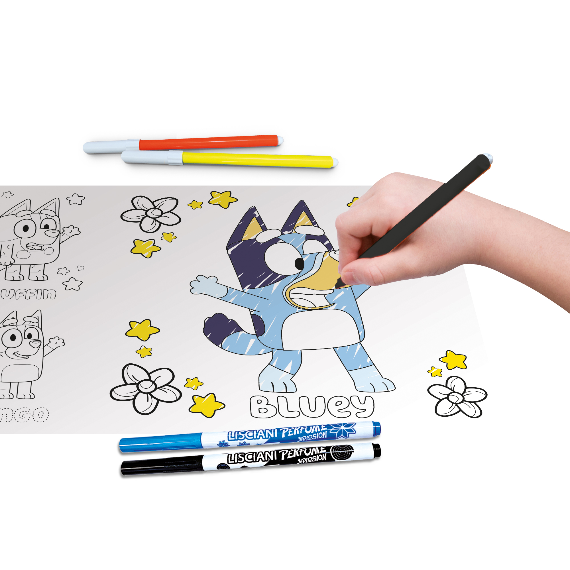 lisciani-bluey-drawing-school-avec-table-lumineuse-a4-kit-dessin-cr-atif image 5