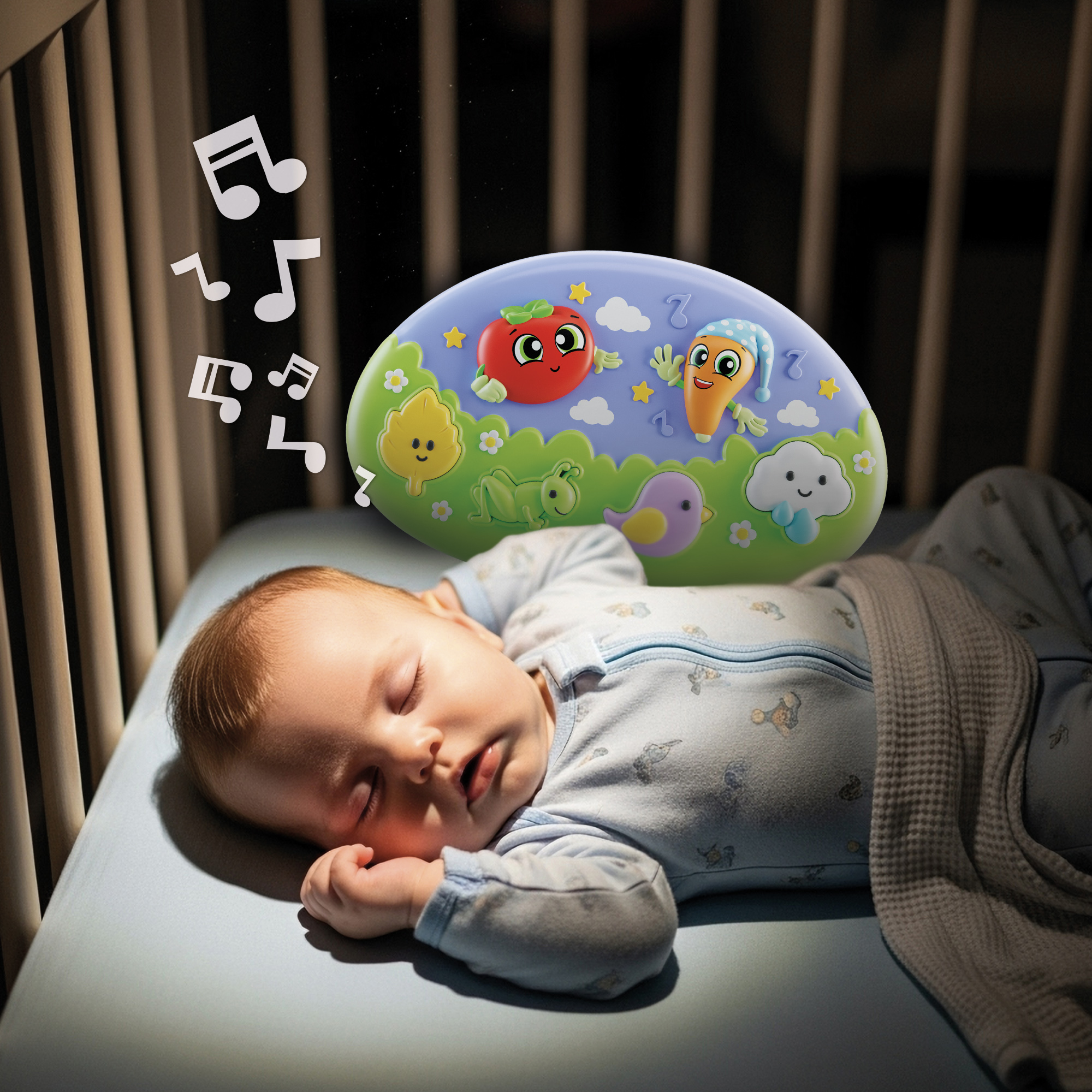 lisciani-carotina-baby-sweet-dreams-veilleuse-musicale-sons-nature image 3