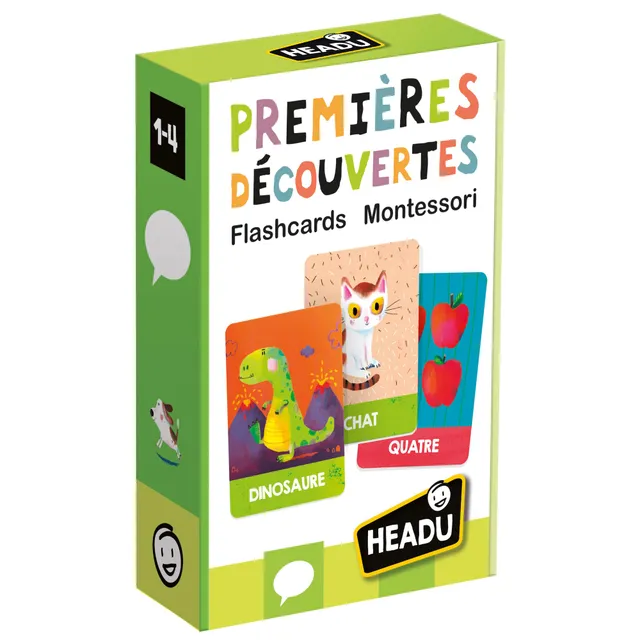 headu-flashcards-montessori-premi-res-1-3-ans-36-cartes-mots-et-chiffres image 1