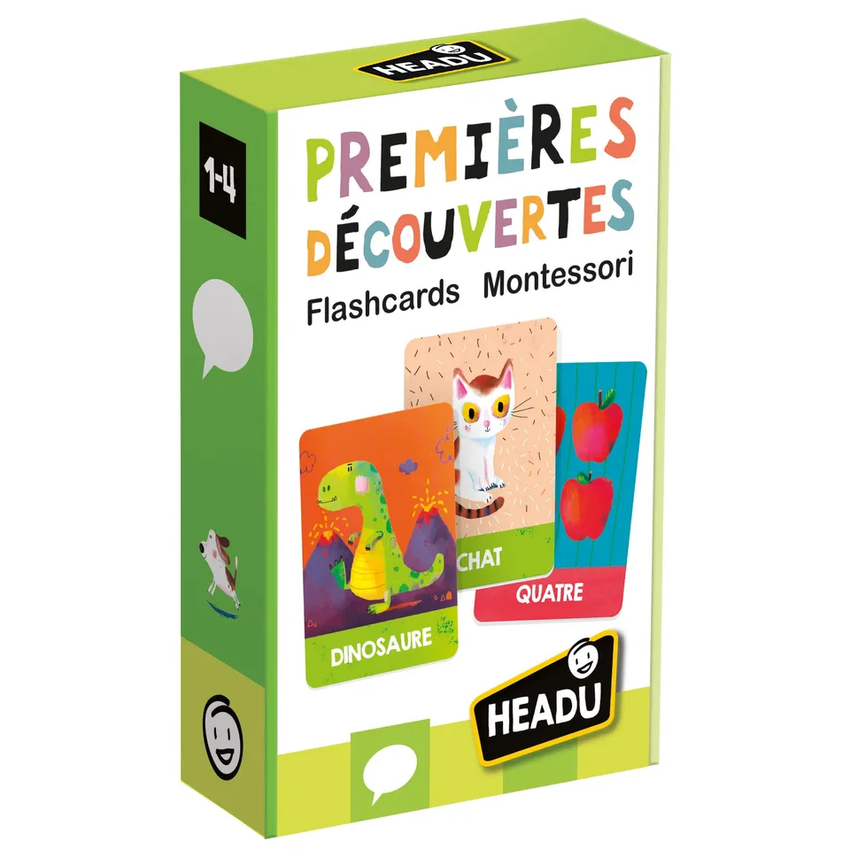 headu-flashcards-montessori-premi-res-1-3-ans-36-cartes-mots-et-chiffres image 1