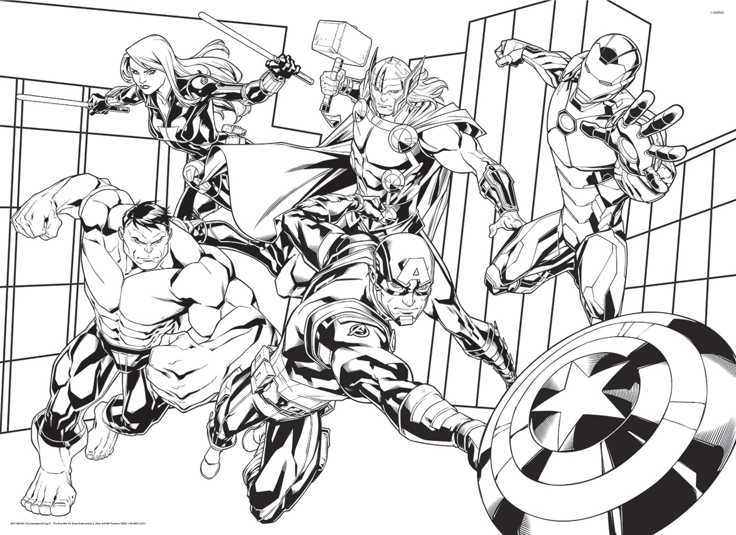 lisciani-marvel-puzzle-double-face-maxi-floor-150-avengers image 3