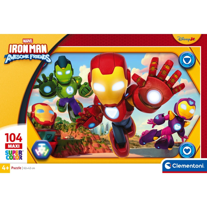 clementoni-iron-man-and-his-awesome-friends-puzzle-104-pi-ces image 4