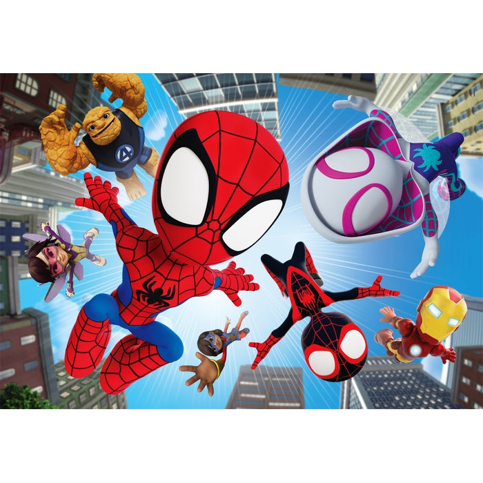 clementoni-spidey-and-his-amazing-friends-puzzle-104-pi-ces-48-5-x-33-5-cm image 2