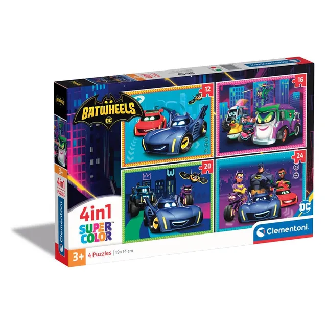 clementoni-batwheels-puzzle-enfant-4-en-1-12-16-20-24-pi-ces image 1