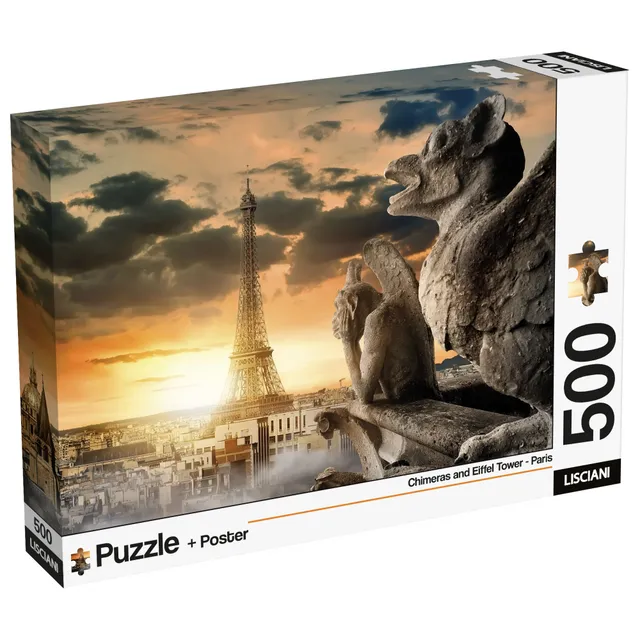 lisciani-puzzle-poster-paris-500-pi-ces image 1