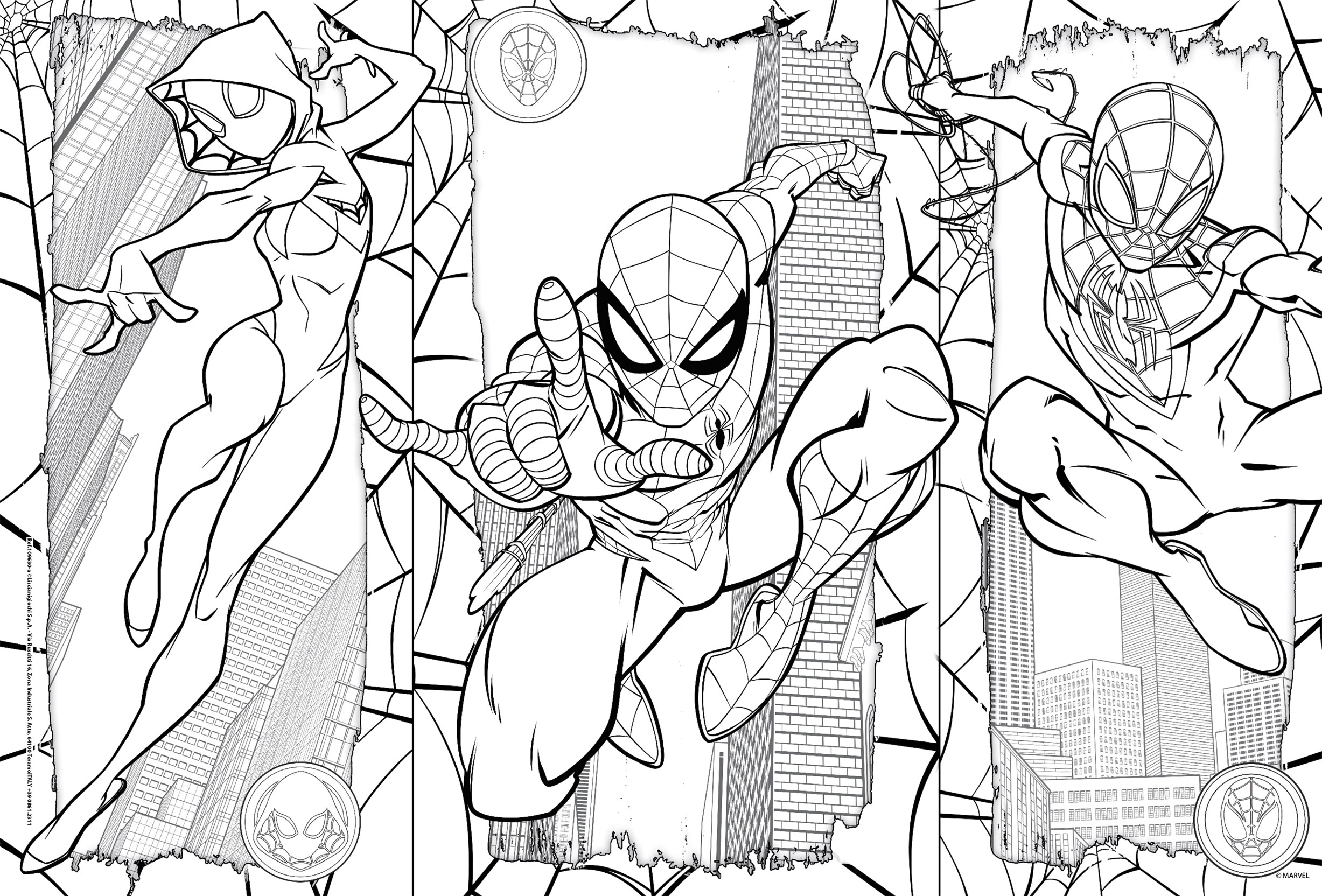 lisciani-marvel-puzzle-double-face-maxifloor-2x60-spider-man image 4