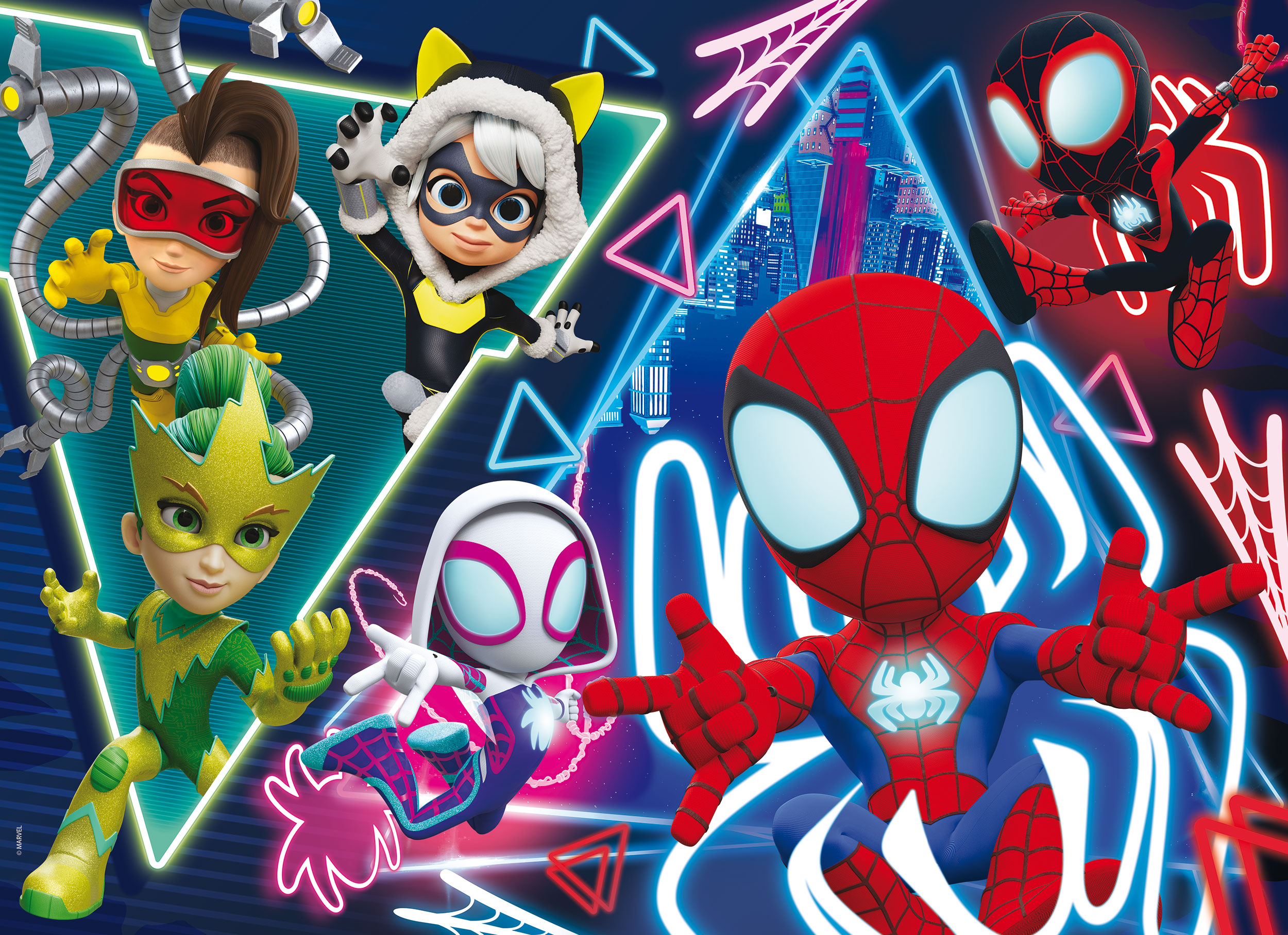 lisciani-marvel-puzzle-double-face-maxi-floor-35-spidey image 2