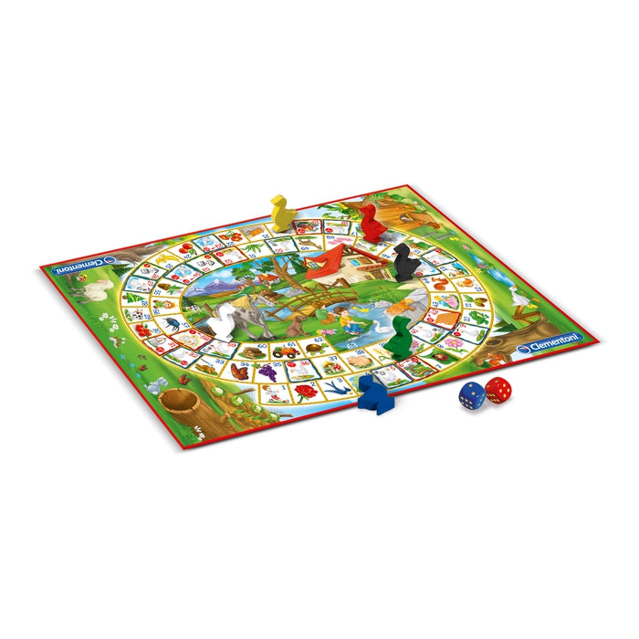 clementoni-il-gioco-dell-oca-jeu-de-l-oie-classique-pions-bois image 2