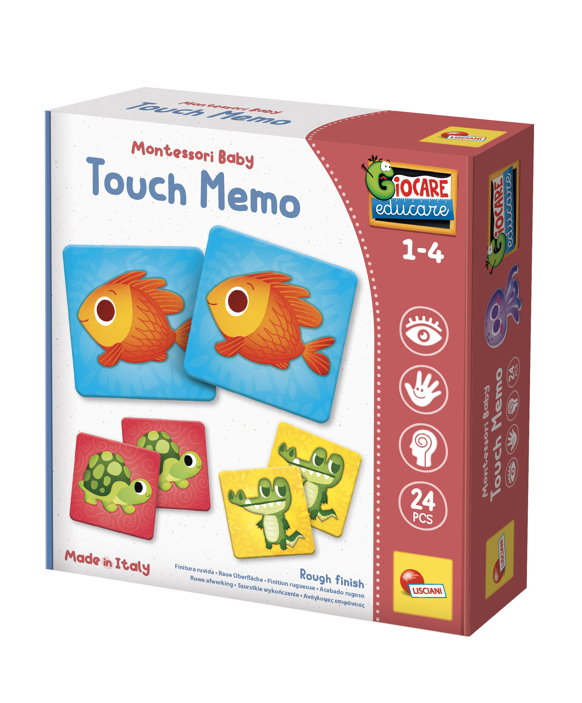 lisciani-montessori-baby-touch-memo-jeu-tactile-de-m-moire image 1