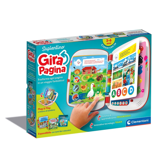clementoni-sapientino-girapagina-livre-interactif-3-6-ans image 1
