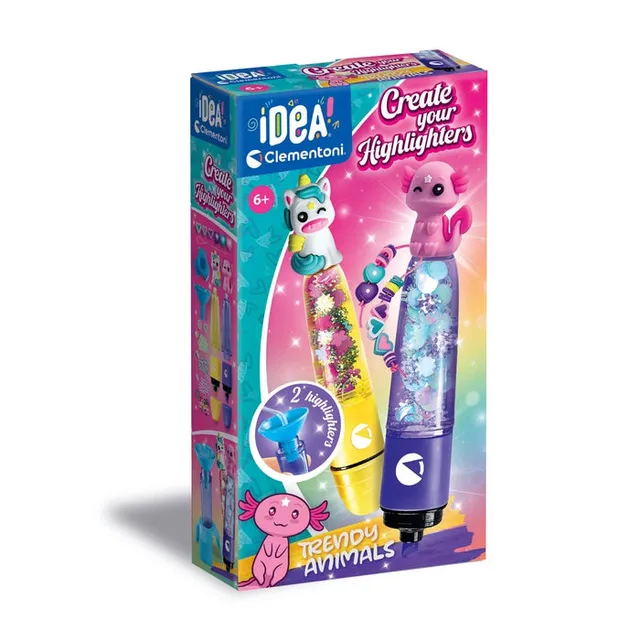 clementoni-idea-cr-e-tes-surligneurs-trendy-animals image 1