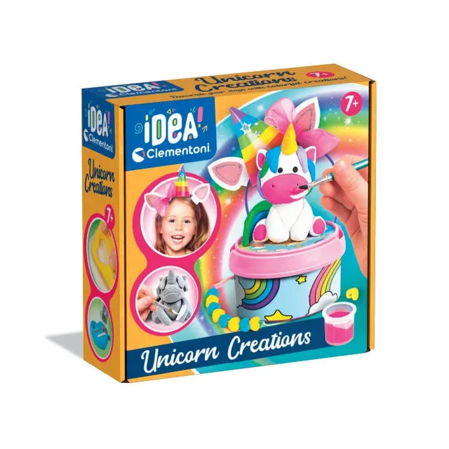 clementoni-idea-unicorn-creations-kit-cr-atif-arc-en-ciel image 1