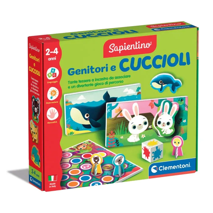 sapientino-clementoni-genitori-e-cuccioli-jeu-animaux-1-3-ans image 1