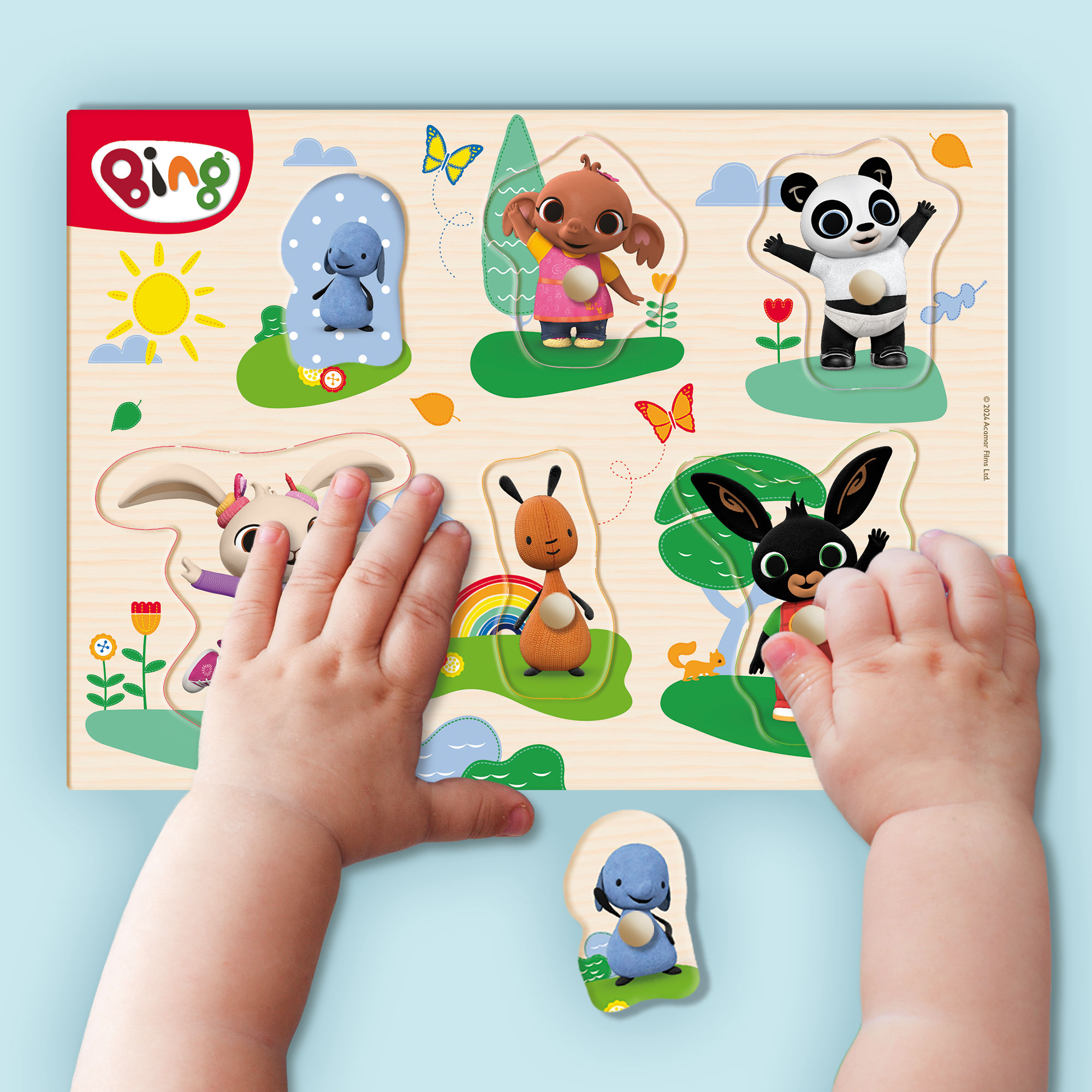 lisciani-bing-puzzle-bois-formes-maxi-x6 image 3