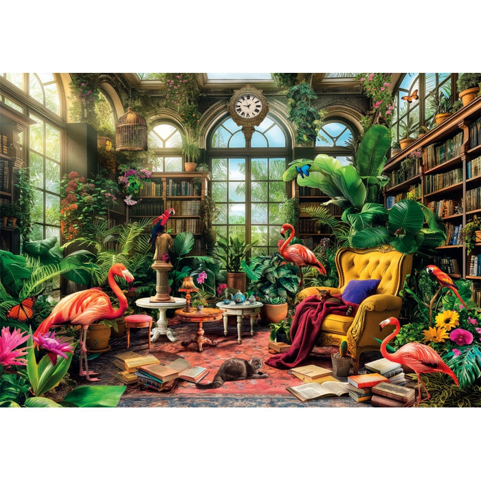 clementoni-the-greenhouse-library-puzzle-1000-pi-ces-fantasy image 2