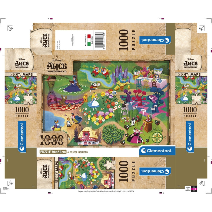 clementoni-story-maps-alice-in-wonderland-puzzle-1000-pi-ces image 4
