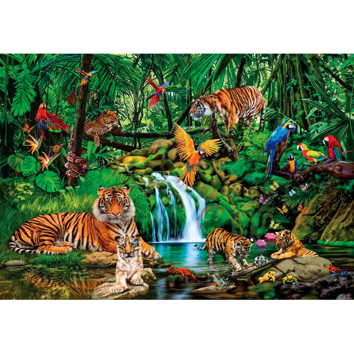 clementoni-puzzle-enfant-the-jungle-retreat-300-pi-ces-48-5x33-5-cm image 2