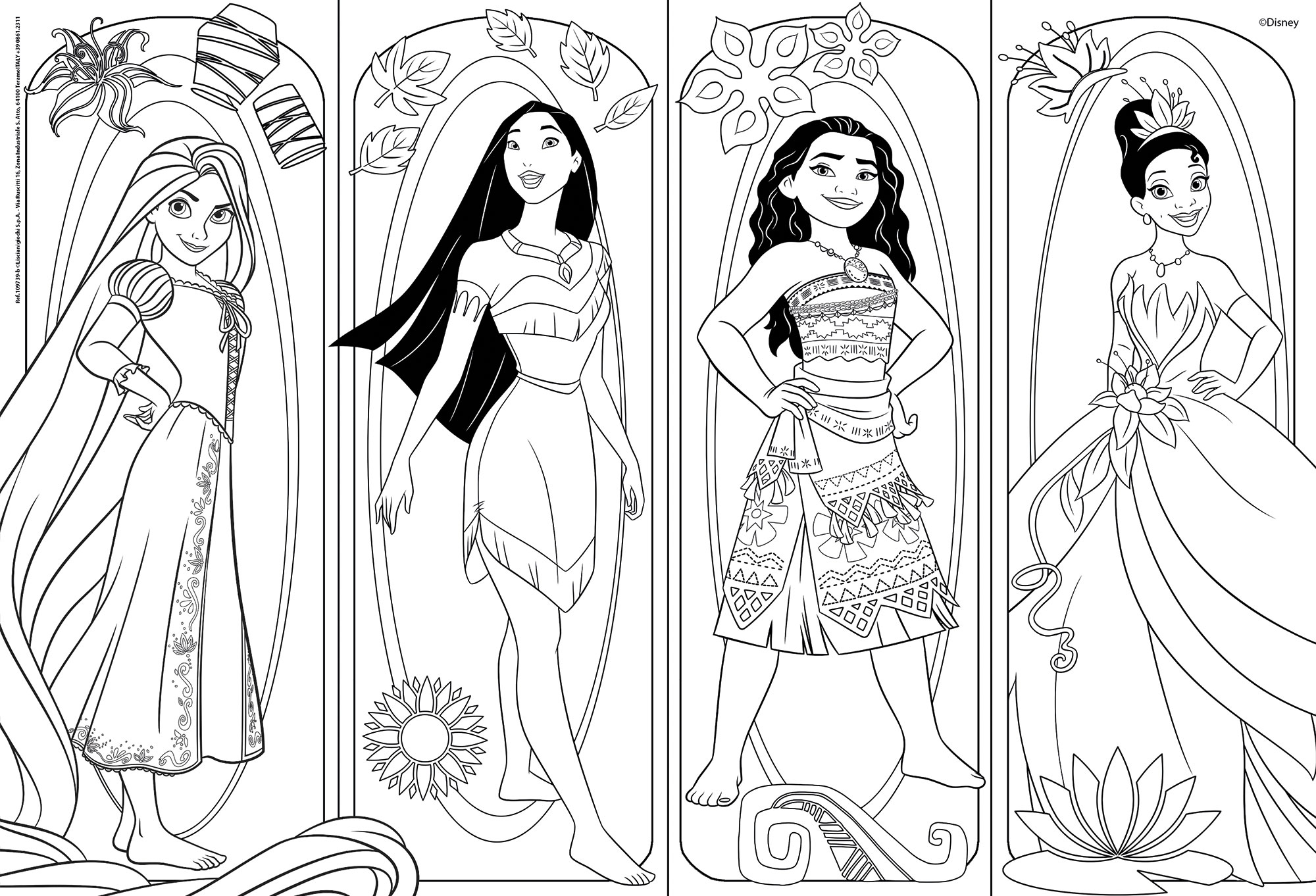 lisciani-disney-puzzle-df-maxifloor-2-x-60-princess-puzzle-g-ant-princesses image 5