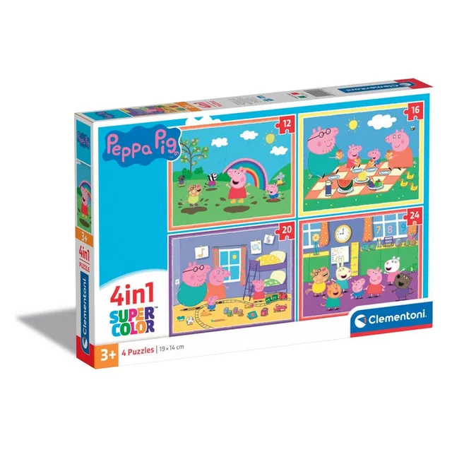 clementoni-peppa-pig-4-en-1-puzzles-12-16-20-24-pi-ces image 1