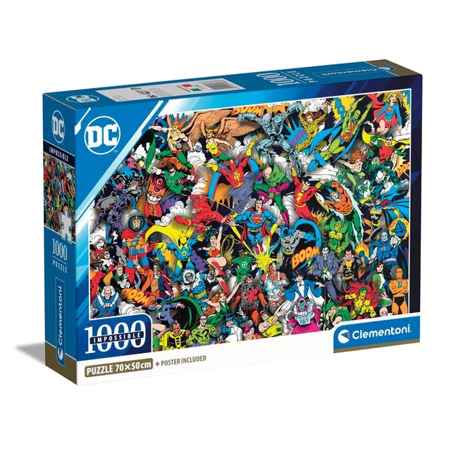 clementoni-dc-comics-justice-league-puzzle-1000-pi-ces-impossible image 1