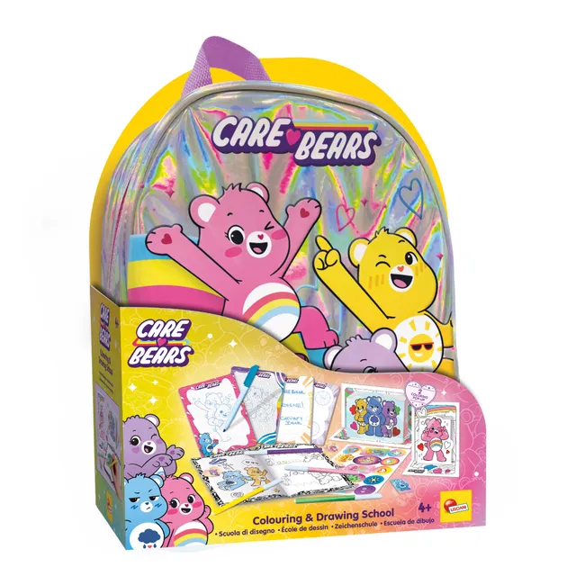 lisciani-care-bears-zainetto-colouring-and-drawing-school-sac-dos-cr-atif image 1