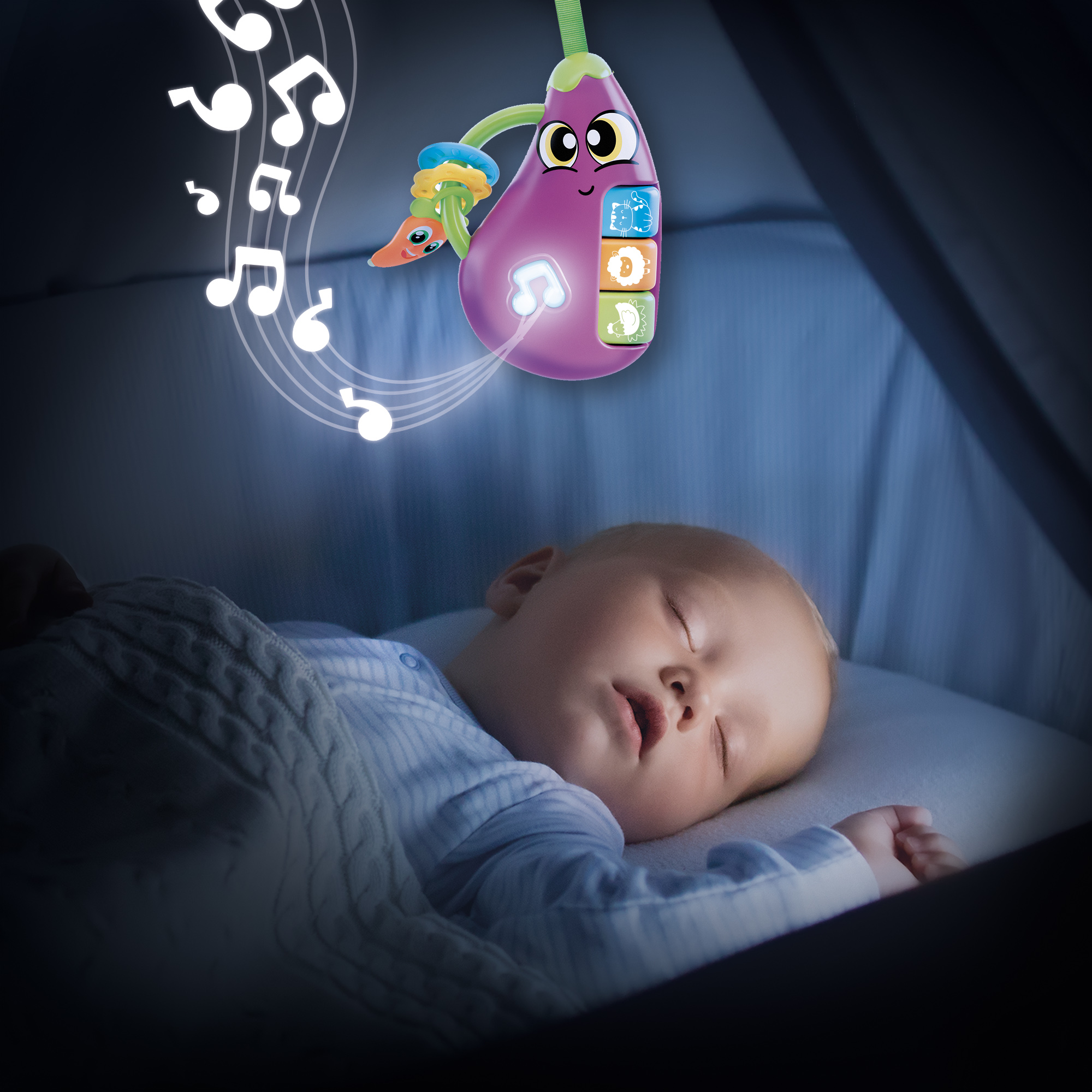 lisciani-carotina-baby-eggplant-hochet-musical-b-b image 4