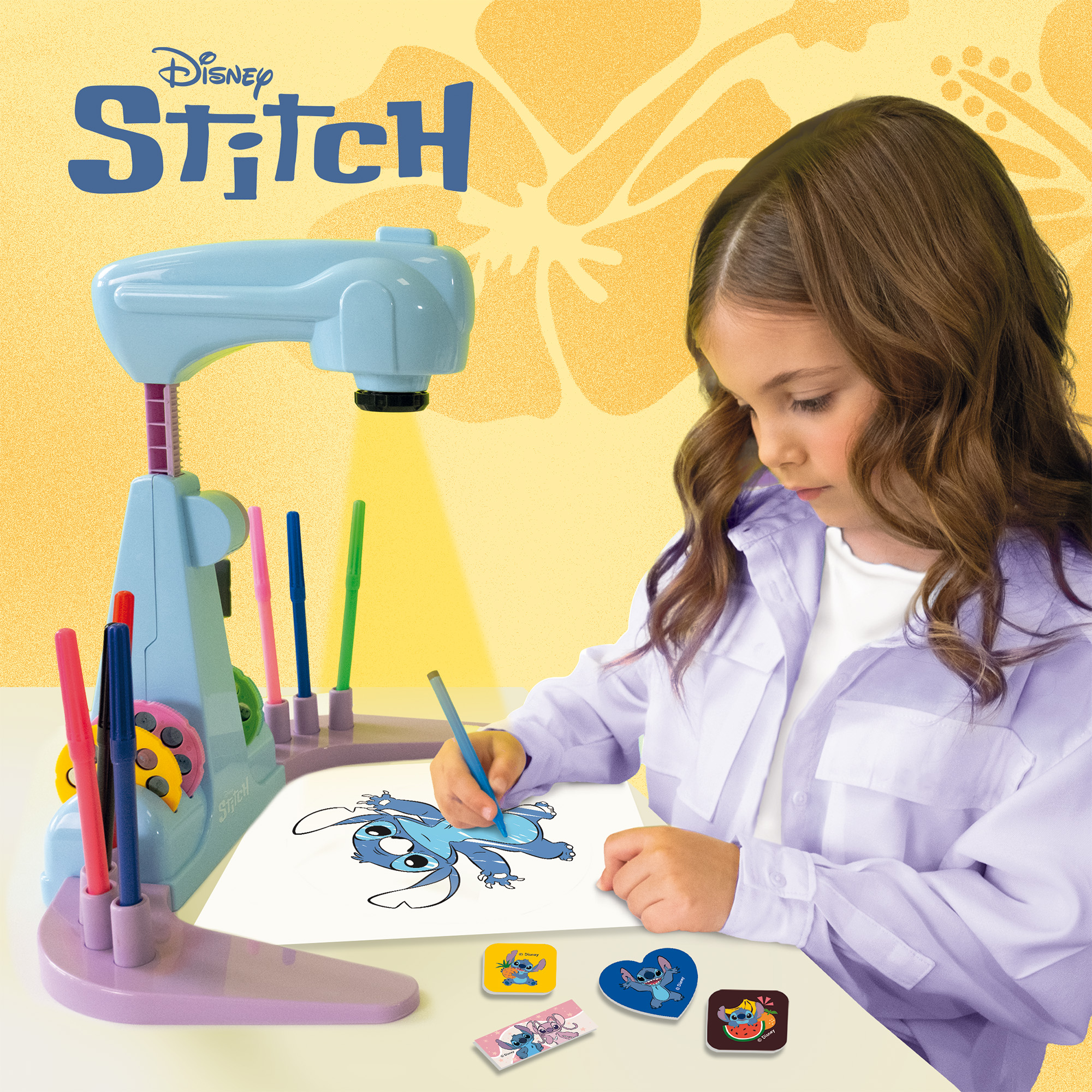 lisciani-stitch-projector-drawing-school-cole-de-dessin-avec-projecteur-led image 3