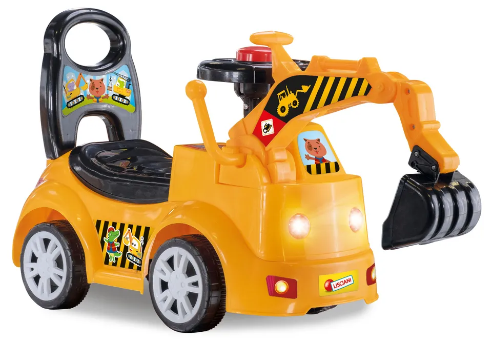 lisciani-carotina-baby-bulldozer-porteur-sonore image 1