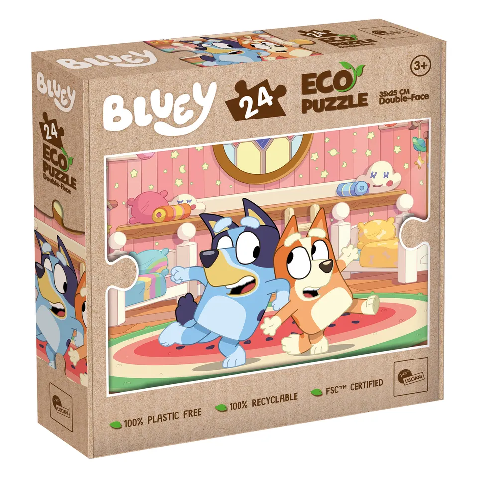 lisciani-bluey-eco-puzzle-mini-double-face-24 image 1
