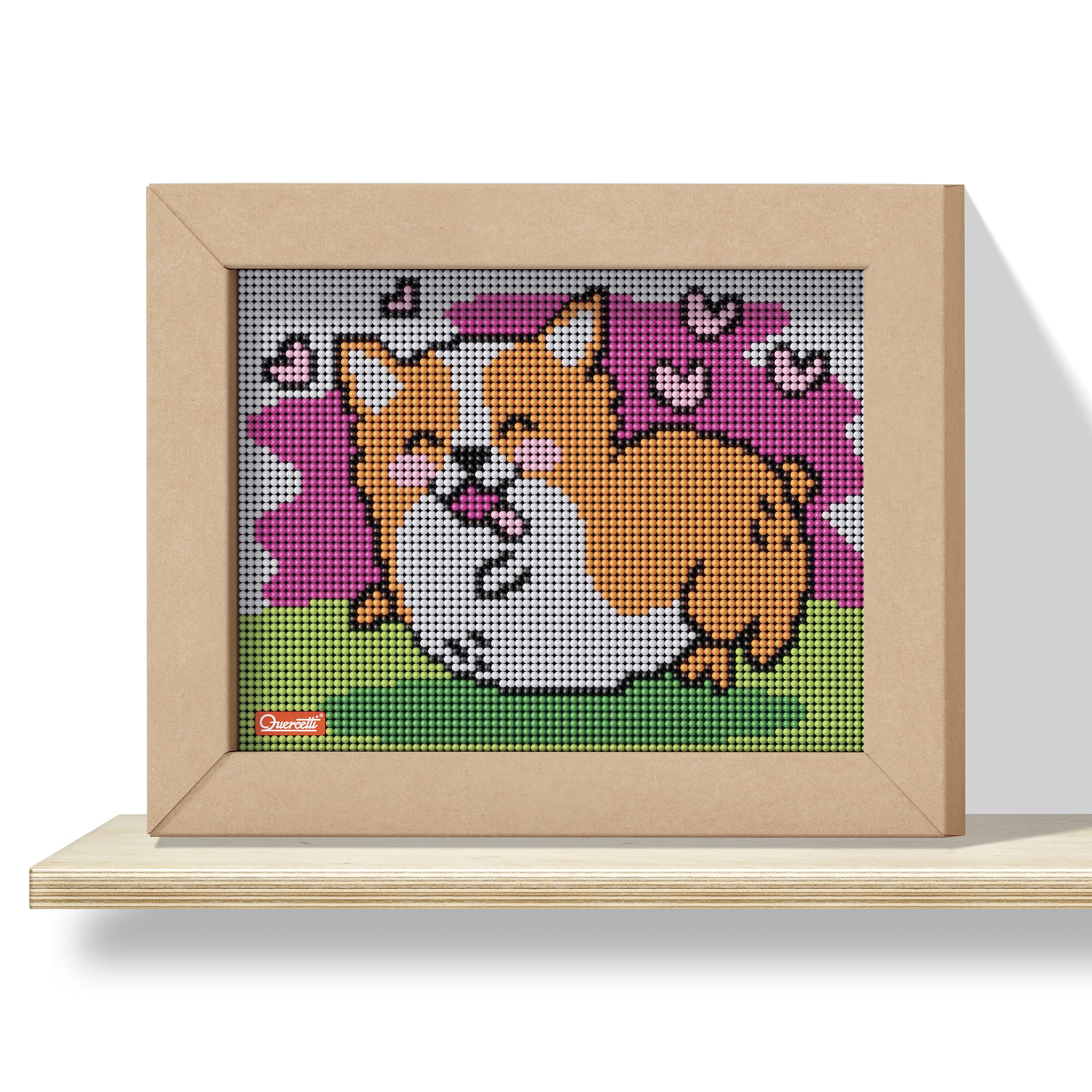 quercetti-0799-pixel-art-4-kawaii-corgi-jeu-de-mosa-ques-avec-cadre image 2