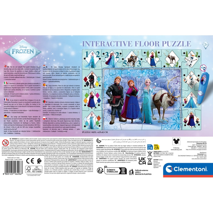 sapientino-clementoni-puzzle-sol-interactif-frozen-24-pi-ces image 6