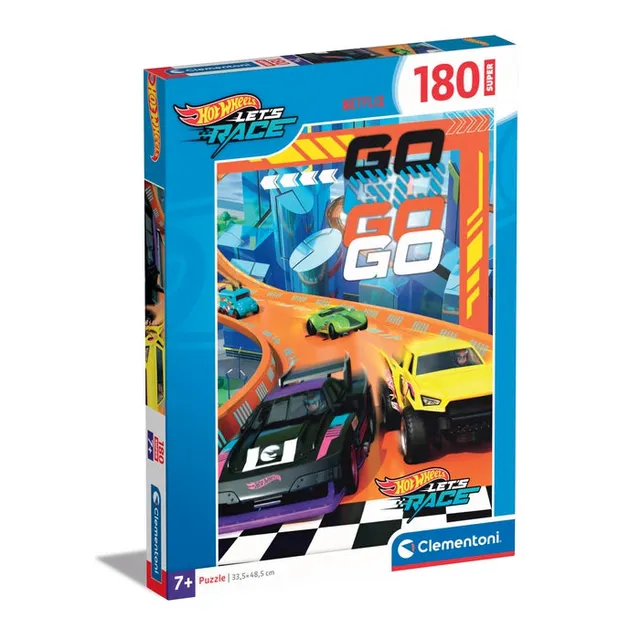clementoni-hot-wheels-puzzle-enfant-180-pi-ces image 1