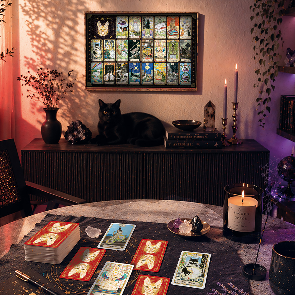 lisciani-puzzle-tarot-cats-puzzle-jeu-de-tarots-chats image 4