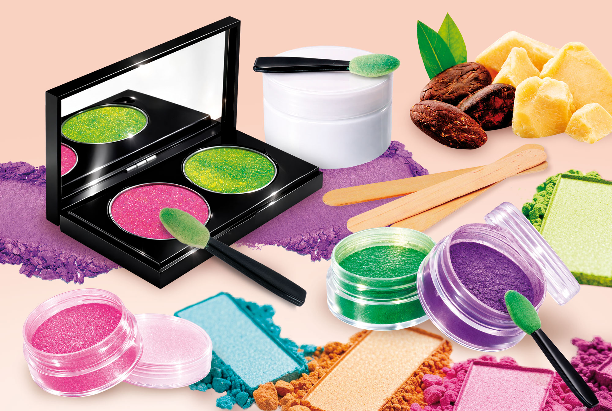 lisciani-i-m-a-genius-laboratorio-di-ombretti-kit-maquillage-enfant image 2