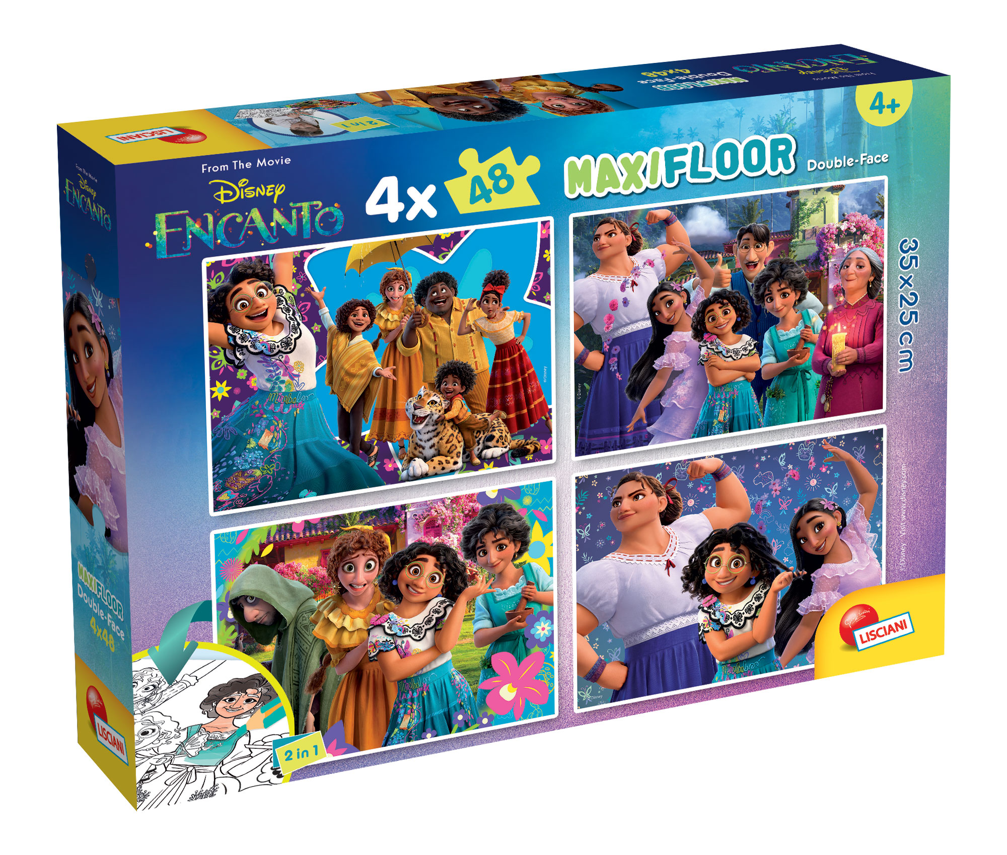 lisciani-disney-puzzle-maxifloor-4-x-48-encanto image 1
