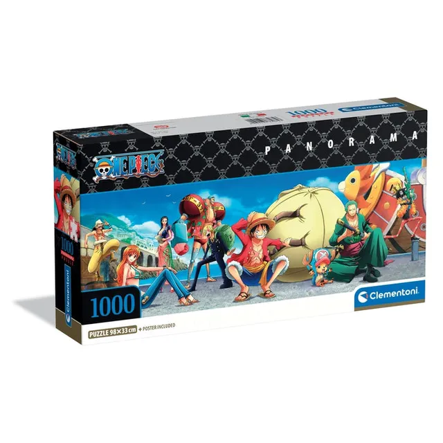 clementoni-one-piece-puzzle-1000-pi-ces-panoramique-98-x-33-cm image 1