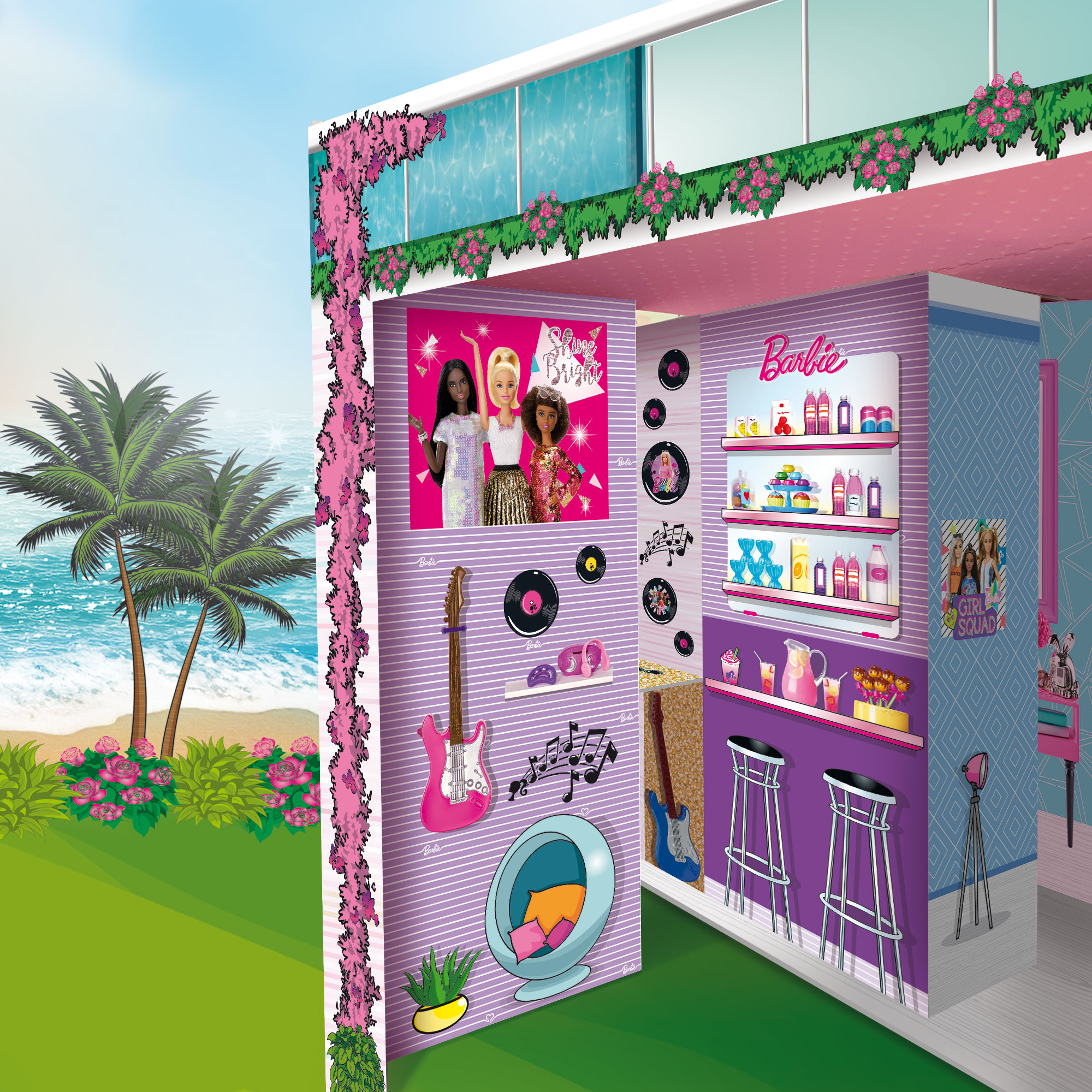 lisciani-barbie-dream-summer-villa-avec-poup-e-villa-2-tages image 5